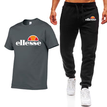 Load image into Gallery viewer, Men's Sets T Shirts+pants Two Pieces Sets Casual Tracksuit Men/Women New Fashion printing suits sportwear Gyms Fitness trousers