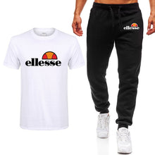 Load image into Gallery viewer, Men's Sets T Shirts+pants Two Pieces Sets Casual Tracksuit Men/Women New Fashion printing suits sportwear Gyms Fitness trousers