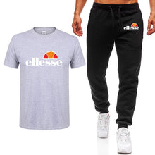 Load image into Gallery viewer, Men's Sets T Shirts+pants Two Pieces Sets Casual Tracksuit Men/Women New Fashion printing suits sportwear Gyms Fitness trousers