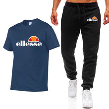 Load image into Gallery viewer, Men's Sets T Shirts+pants Two Pieces Sets Casual Tracksuit Men/Women New Fashion printing suits sportwear Gyms Fitness trousers